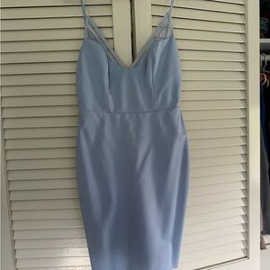 Periwinkle mini dress